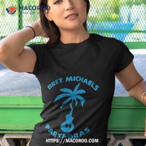 Blue Palm Tree Guitar Shirt