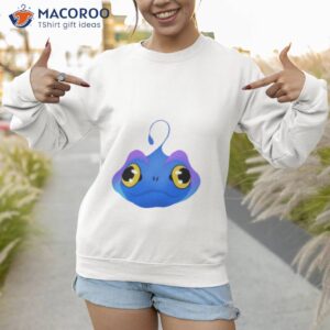 blue the sea beast face shirt sweatshirt 1