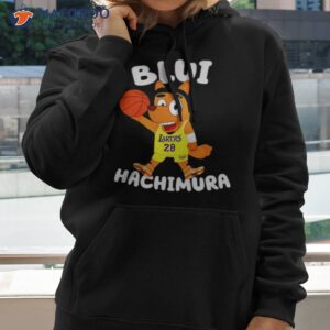 Bluey Lakers 28 Blui Hachimura Shirt