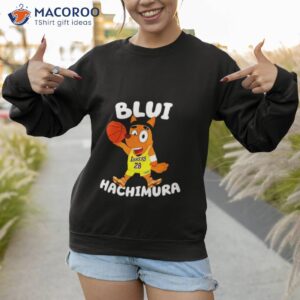 bluey lakers 28 blui hachimura shirt sweatshirt