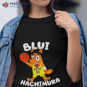 Bluey Lakers 28 Blui Hachimura Shirt