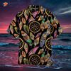 Bohemian Peacock Dream Catcher Feather Pattern Hawaiian Shirts
