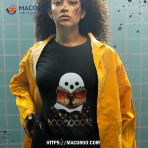 boo read books library funny booooks shirt tshirt 2