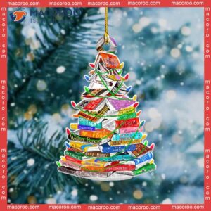 Book-shaped Christmas Tree Custom Acrylic Ornament