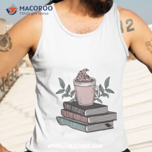 bookstack pack tbr pile dark romance addict romantic comedy shirt tank top 3