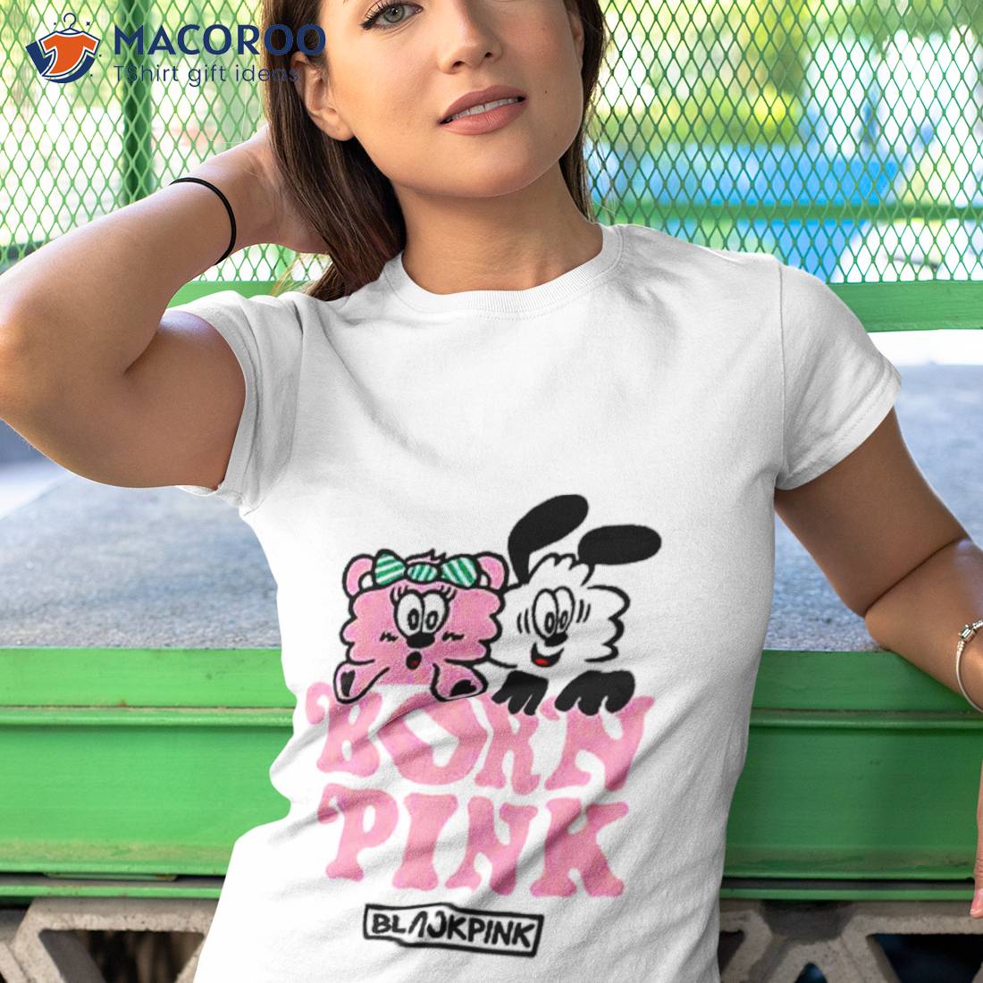 Camiseta de Peluche Blackpink Born Pink X Verdy Tour Exclusiva Talla L