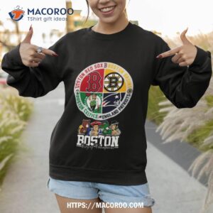 boston city of champions 2023 red sox bruins patriots and celtics shirt sweatshirt 1