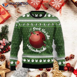 Bowling Ball Ugly Christmas Sweater