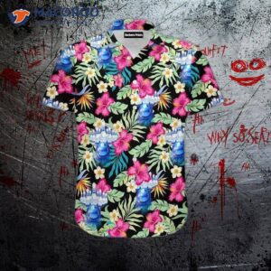 Bowling Hibiscus Colorful Hawaiian Shirt