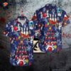 Bowling, Merry Christmas, Snowflakes, Blue Hawaiian Shirts