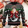 Boxer Christmas Ball Ugly Sweater