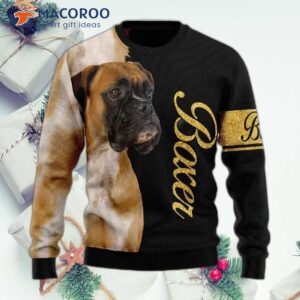 Boxer Half-cool Ugly Christmas Sweater