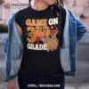 Boys Game On 3rd Grade Basketball Back To School Teacher Kid Shirt