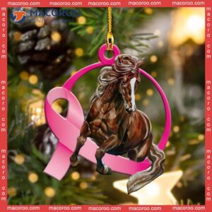 Breast Cancer Awareness Custom-shaped Christmas Acrylic Ornament