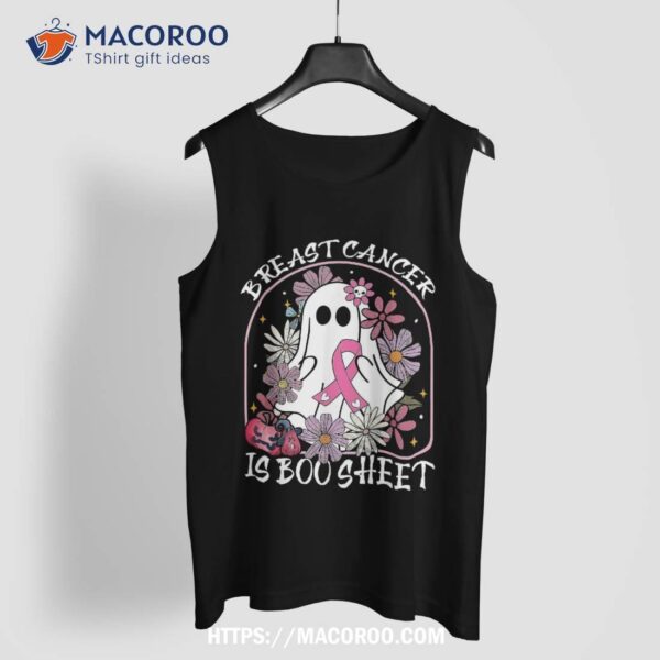 Breast Cancer Is Boo Sheet Ghost Halloween Awareness Groovy Shirt, Halloween Teddy Bears