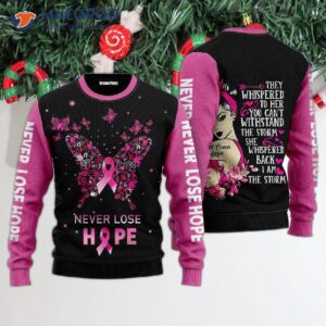 Breast Cancer Warriors’ Ugly Christmas Sweater
