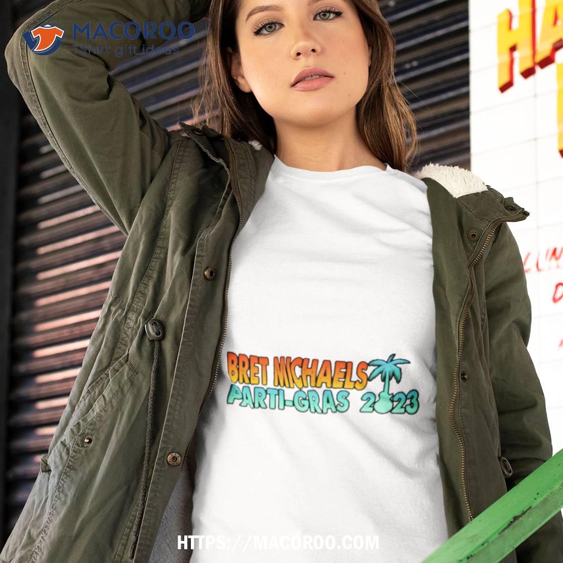 Bret Michaels Parti Gras 2023 Logo Shirt Bret Michaels Parti Gras 2023 Logo Shirt