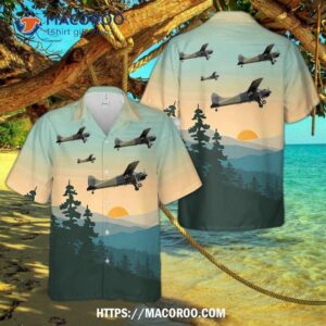 British Army Beaver Hawaiian Shirt