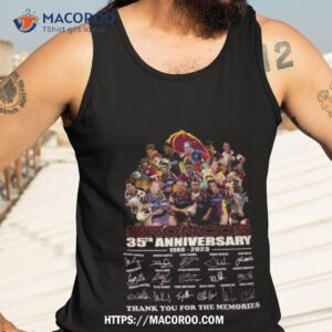 broncos 35th anniversary 1988 2023 thank you for the memories signatures shirt tank top 3