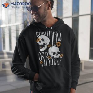 brothers osborne merch ladies flower skull shirt hoodie 1
