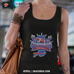 buffalo bills football nfl 2023 championship crown logo shirt tank top 4