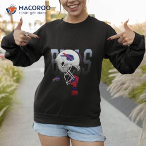 buffalo bills helmet held high shirt sweatshirt