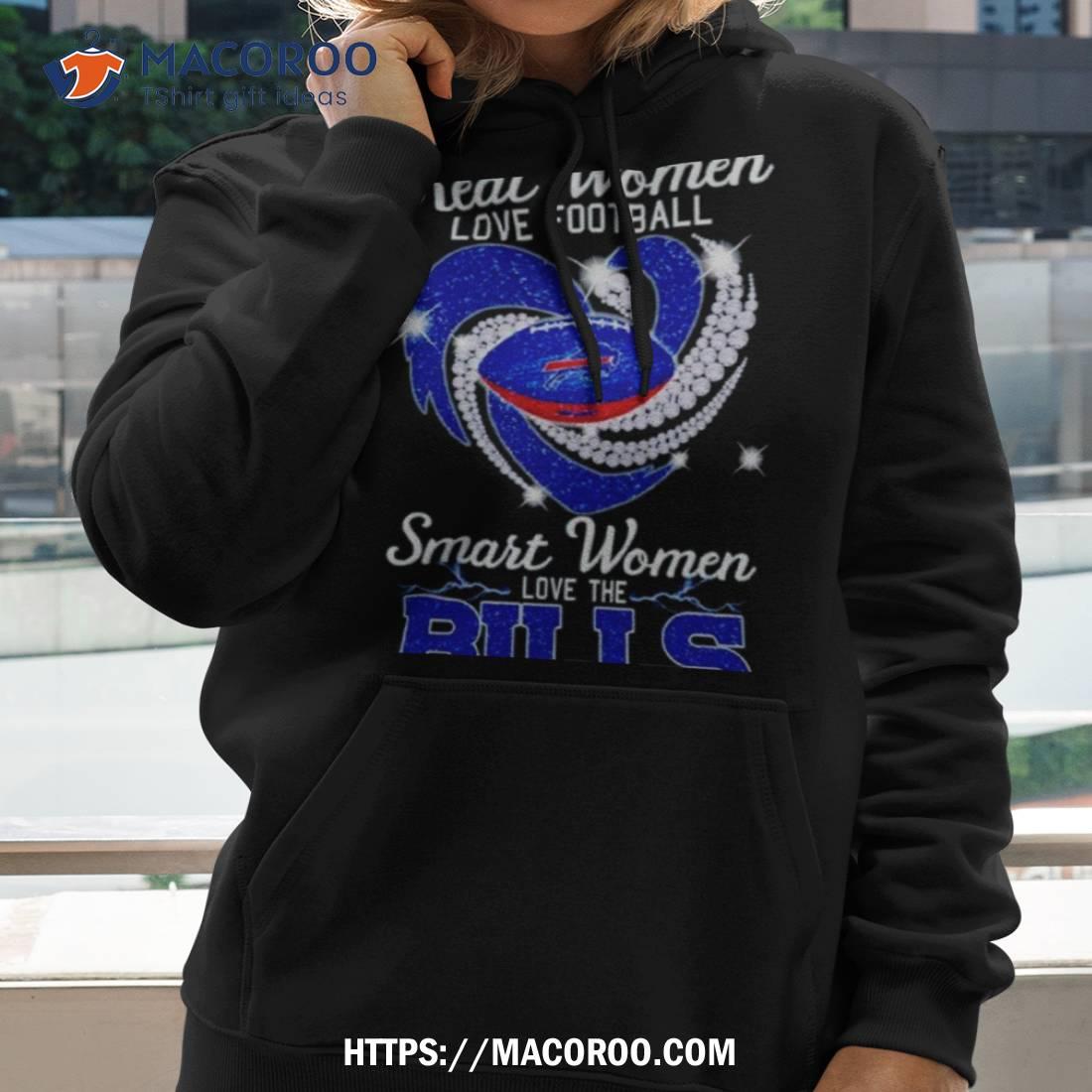 NEW 2023 Real Women Love Football Smart Women Love The Buffalo Bills Unisex  T-Shirt