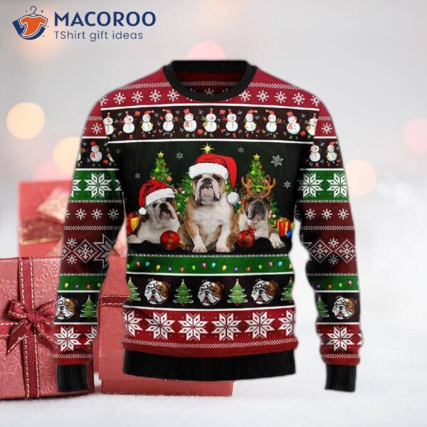 Bulldog Group Ugly Beauty Christmas Sweater