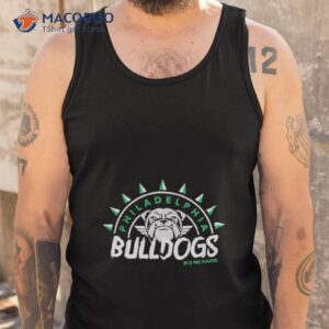 bulldogs collar arch shirt tank top