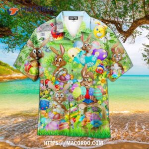 Bunny Enjoy Easter Day Aloha Hawaiian Shirts For Men And Women