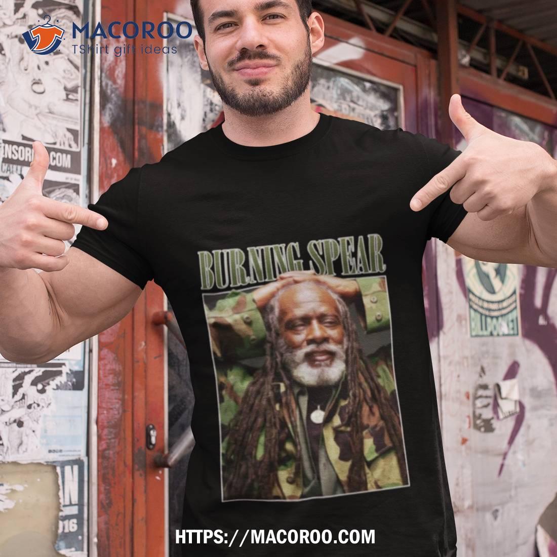 Burning Spear 90s Collage Shirt Burning Spear 90s Collage Shirt