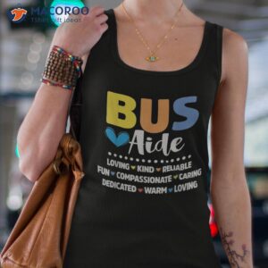Bus Driver Aide Cute Back To School Shirt 2 bus driver aide cute back to school shirt tank top 4