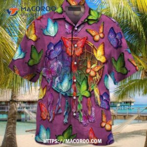 Butterfly Aloha Hawaiian Shirts For Men & Women