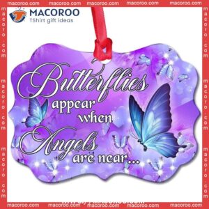 Butterfly Angels Are Near Metal Ornament, Butterfly Lawn Ornaments