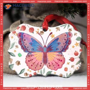 Butterfly Best Sister Ever Metal Ornament, Butterfly Lawn Ornaments