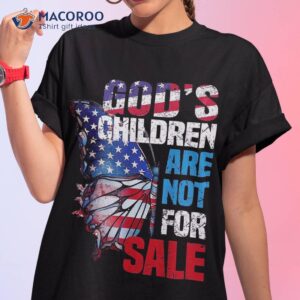 Butterfly God’s Children Are Not For Sale Student Parent Shirt