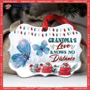 Butterfly Grandma No Distance Metal Ornament, Butterfly Ornament