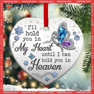 Butterfly Mother In Law Gift Thank You For Raising The Man Of My Dreams Heart Ceramic Ornament, Christmas Tree Butterfly Ornaments