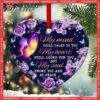 Butterfly Memorial My Mind Heart Ceramic Ornament, Butterfly Christmas Decorations
