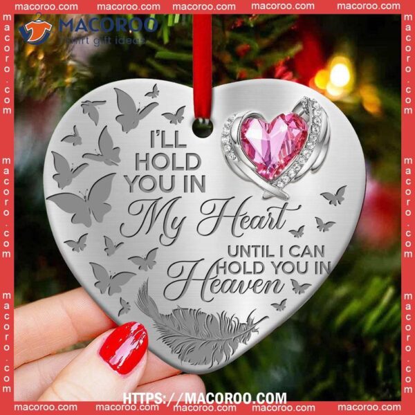 Butterfly Memorial You In My Heart Ceramic Ornament, Butterfly Ornament Set