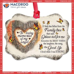 butterfly style memory a limb has fallen horizontal ceramic ornament butterfly christmas ornaments 0