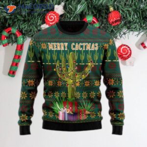 Cactus Ugly Christmas Sweater