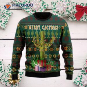 Cactus Ugly Christmas Sweater