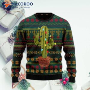 Cactus Ugly Christmas Sweater
