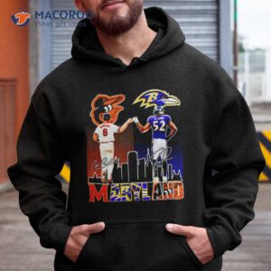Cal Ripken And Ray Lewis Maryland Signatures Shirt
