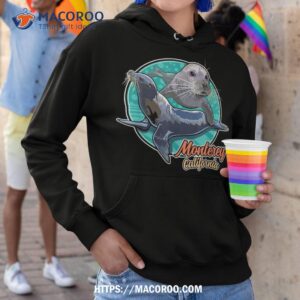 california sea lion and pacific harbor seal at monterey shirt hoodie