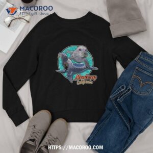 california sea lion and pacific harbor seal at monterey shirt sweatshirt