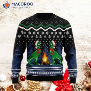 Camping Rex Ugly Christmas Sweater
