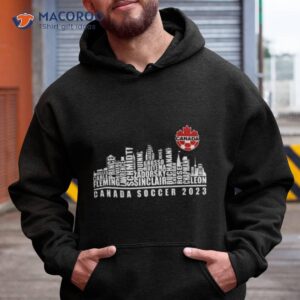 Canada Soccer 2023 Team Players Name City Skyline Shirt