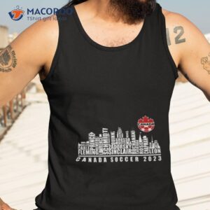 canada soccer 2023 team players name city skyline shirt tank top 3